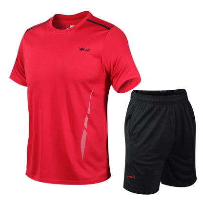 Conjuntos de running CHRLCK, transpirables, para senderismo y deportes al aire libre