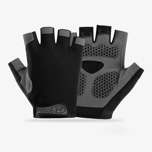 Guantes de gimnasio antideslizantes y transpirables, sin dedos, para culturismo, ejercicio, ciclismo, bicicleta