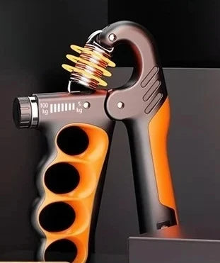 Contador electrónico de fuerza de agarre, 5 a 100 kg con agarre ajustable