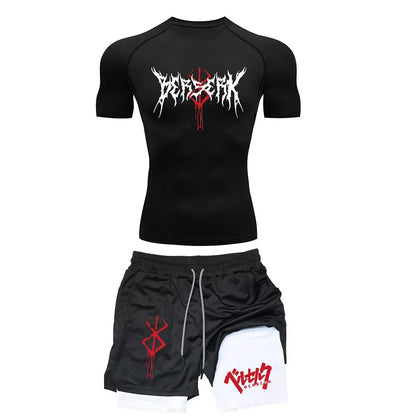 Conjunto de compresión Anime Berserk para gimnasio