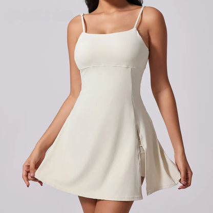 Vestido deportivo, falda de yoga transpirable para exteriores