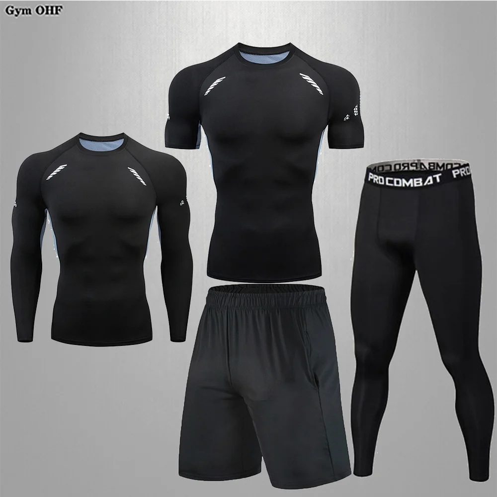 Traje deportivo, conjunto de ropa deportiva de compresión para gimnasio y fitness