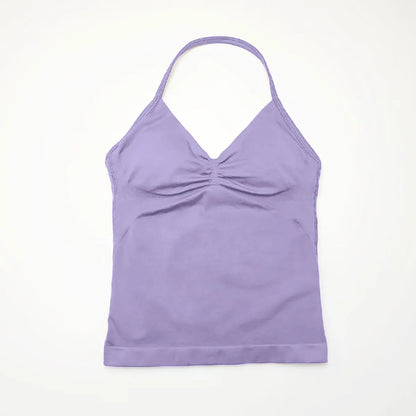 Top deportivo de tirantes largos NCLAGEN para gimnasio, correr, entrenamiento