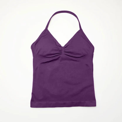 Top deportivo de tirantes largos NCLAGEN para gimnasio, correr, entrenamiento