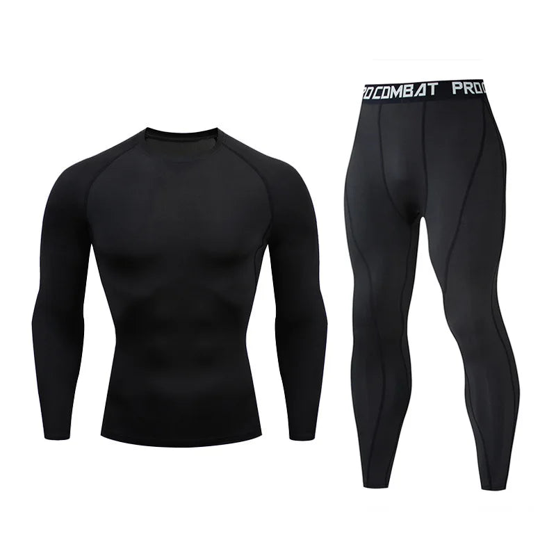 Conjunto de 2 o 3 piezas para boxeo, rashguard, MMA, camiseta de manga larga y manga corta