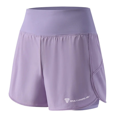Shorts para correr de cintura alta, ligeros y con doble bolsillo