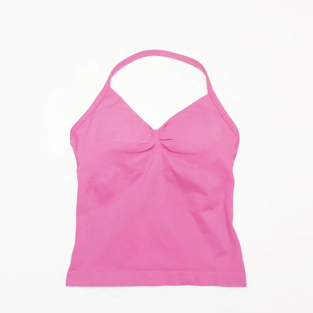 Top deportivo de tirantes largos NCLAGEN para gimnasio, correr, entrenamiento