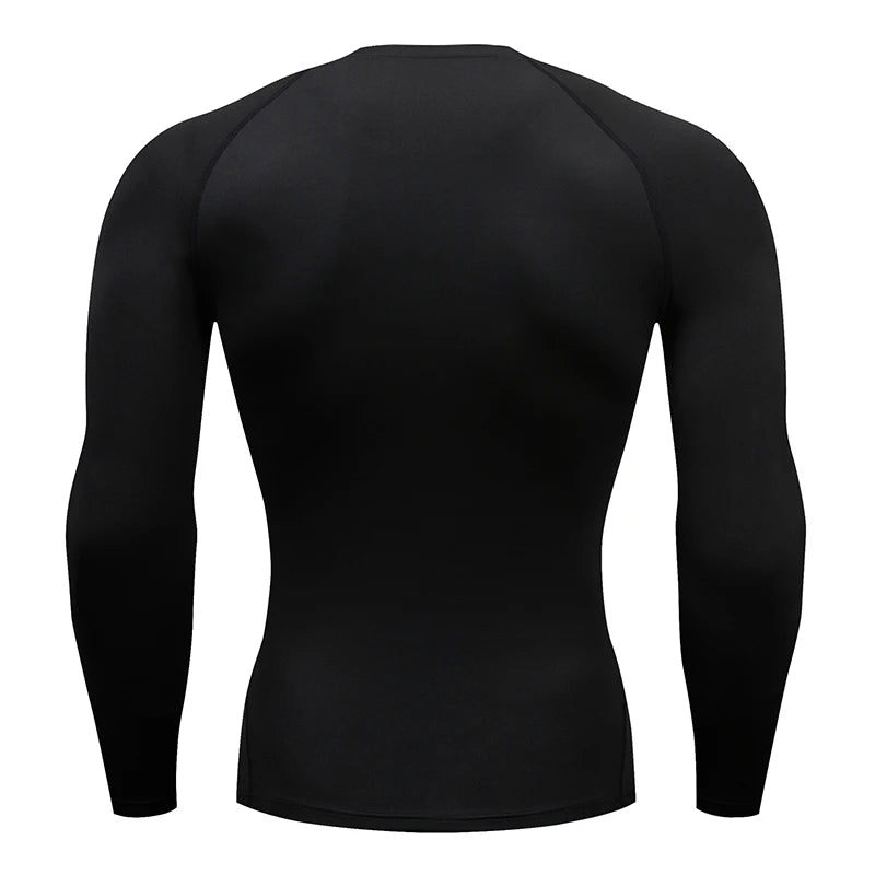 Camiseta de compresión deportiva hombre