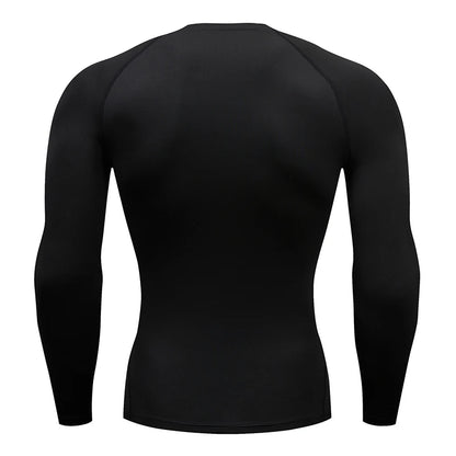 Camiseta de compresión deportiva hombre