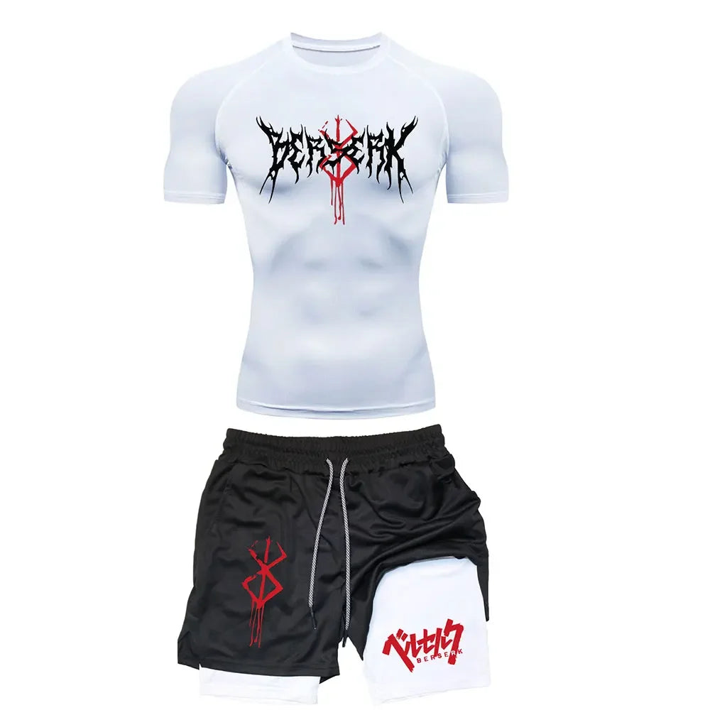 Conjunto de compresión Anime Berserk para gimnasio