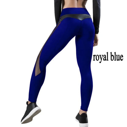 Pantalones de yoga deportivos sexys, leggings de cintura alta sin costuras