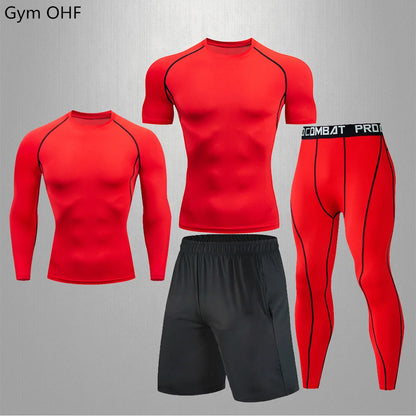 Traje deportivo, conjunto de ropa deportiva de compresión para gimnasio y fitness